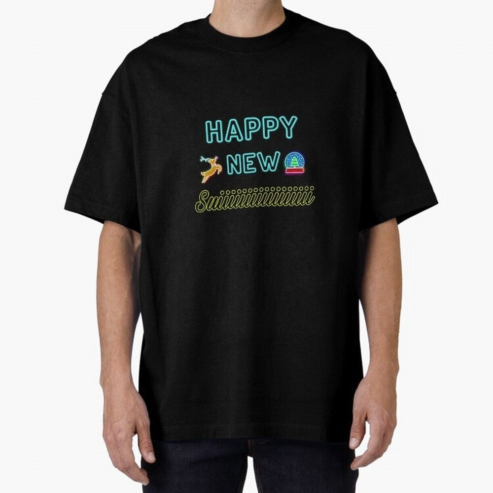 Happy new suiiiii, Cr7 goal Oversized T-Shirt Celebrate the Road through Match Day Hype around FIFA World Cup 2026, Neymar, England and Germany, Global Supporter Spirit, Legendary Goals, National Colors and Tournament Celebration; Made for Die Hard
