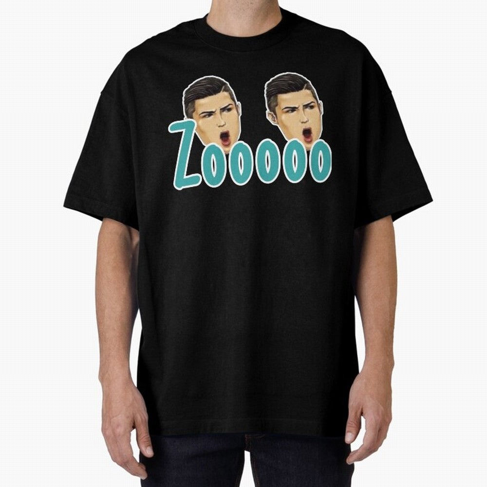 Zooo CR7 funny goal Oversized T-Shirt Treasure Match Day Hype around FIFA World Cup 2026 Group Stage, Haaland and Mbappe, Spain and Netherlands, Sports Nostalgia, International Competition, Famous Players and Unforgettable Victories; Ideal for Fans
