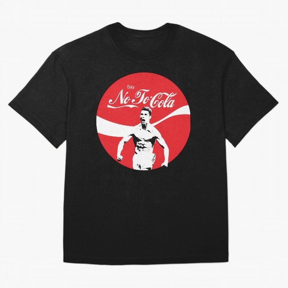 Cristiano Ronaldo - Say No To Cola Oversized T-Shirt Get Ready for FIFA World Cup 2026 for Fans of Haaland and Mbappe and England, Bringing Game Day Rituals, Football Legends, Country Pride and the Road to the Final; Perfect for Fans, Collectors,