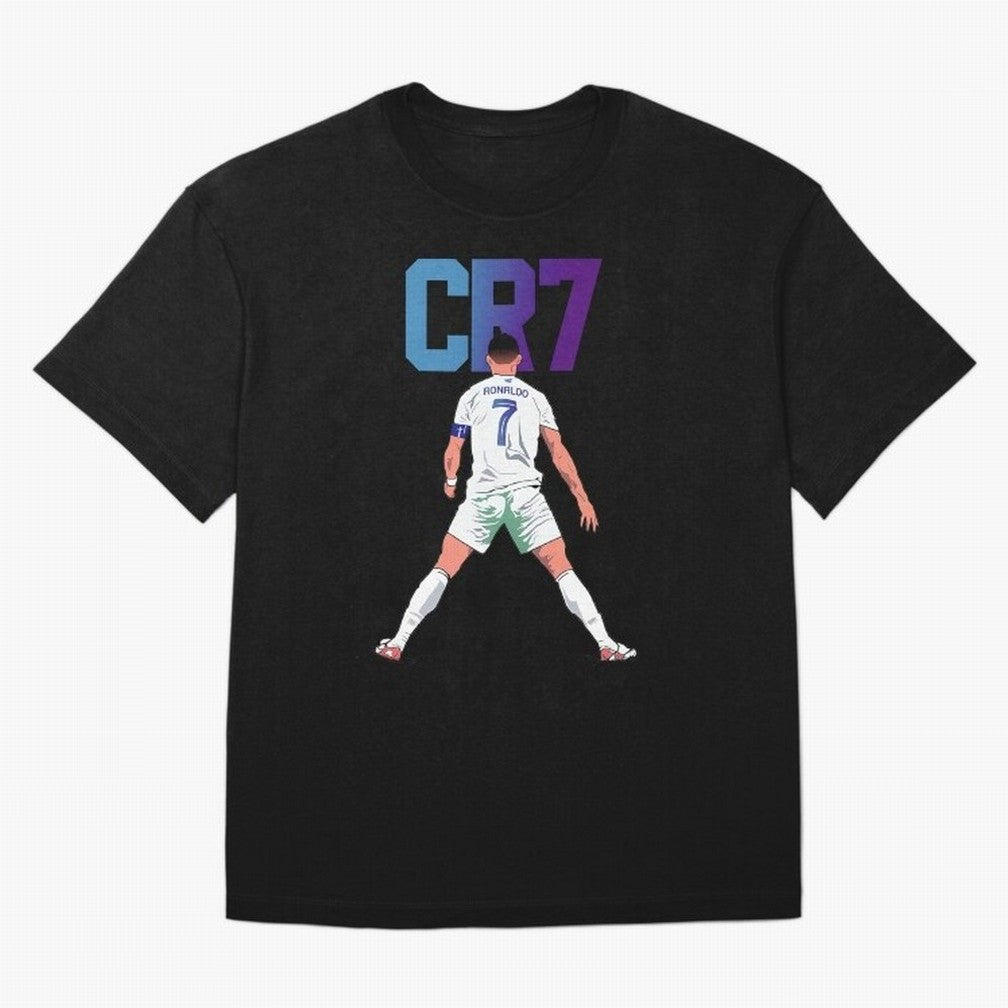 CR7 Oversized T-Shirt Feel the Trophy Chase of the FIFA World Cup 2026 Journey through Haaland Highlights, Brazil Pride, Football Passion, Legendary Performances, Festival Vibes and Supporter Community; Ideal for Football Dads, Football Moms,