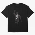Cristiano Ronaldo 1 Oversized T-Shirt Spotlight Match Day Hype around FIFA World Cup 2026 Group Stage, Haaland and Mbappe, Spain, Stadium Memories, Football Loyalty, International Chants and Championship Tradition; Perfect for Fans, Collectors,