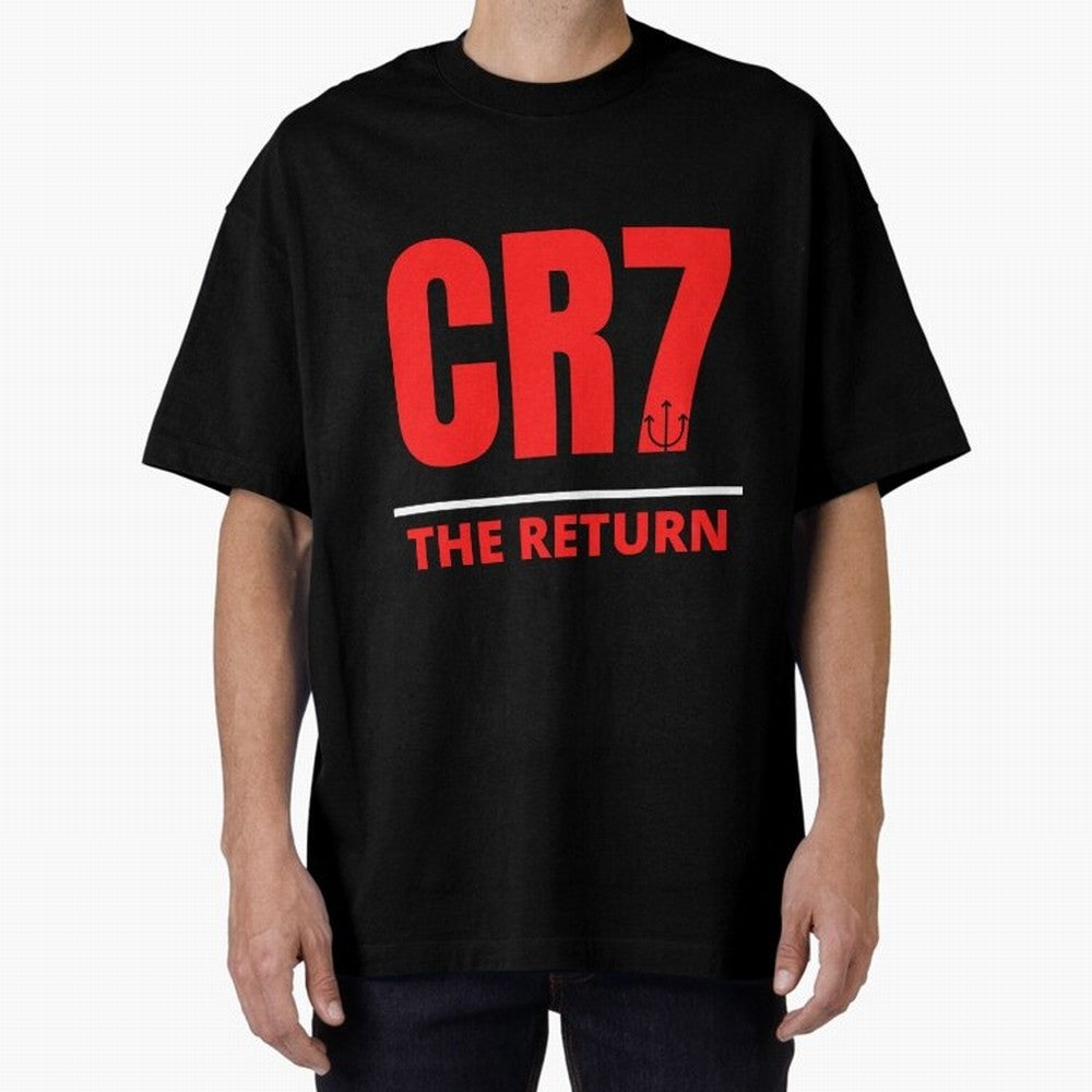 The Return of Cristiano Ronaldo to Manchester United - CR7 Oversized T-Shirt Keep Football History Alive during the FIFA World Cup 2026 Journey through CR7 Highlights, Argentina and Brazil Pride, Game Day Rituals, Football Legends, Country Pride