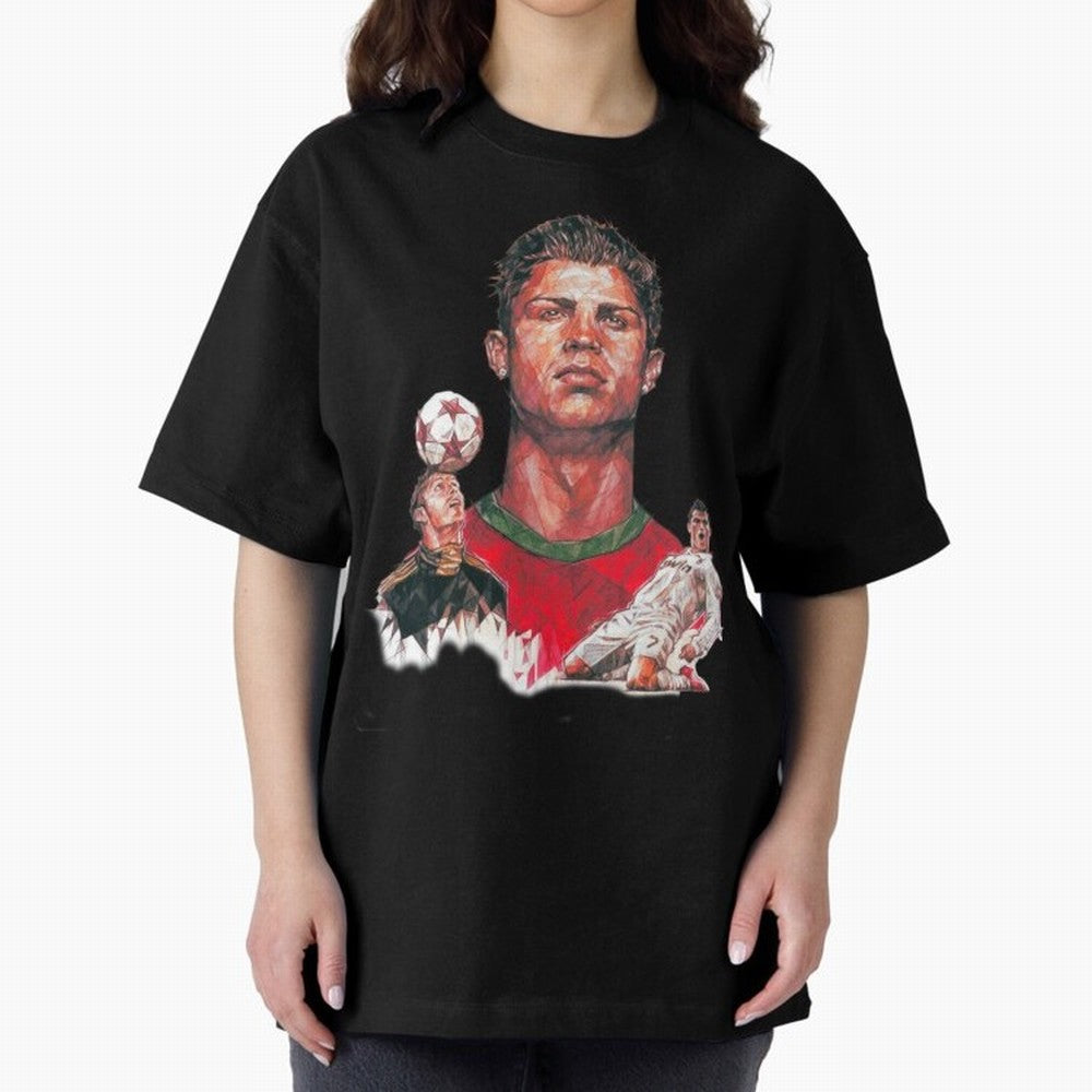 ronaldo Oversized T-Shirt Make the Season About Match Day Hype around FIFA World Cup 2026 USA Canada Mexico, Haaland, France, Sports Nostalgia, International Competition, Famous Players and Unforgettable Victories; Ideal for Passionate Fans Who