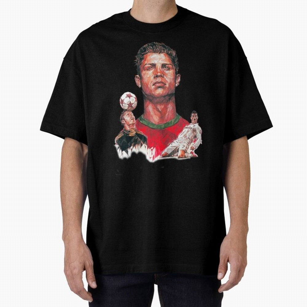 ronaldo Oversized T-Shirt Make the Season About Match Day Hype around FIFA World Cup 2026 USA Canada Mexico, Haaland, France, Sports Nostalgia, International Competition, Famous Players and Unforgettable Victories; Ideal for Passionate Fans Who