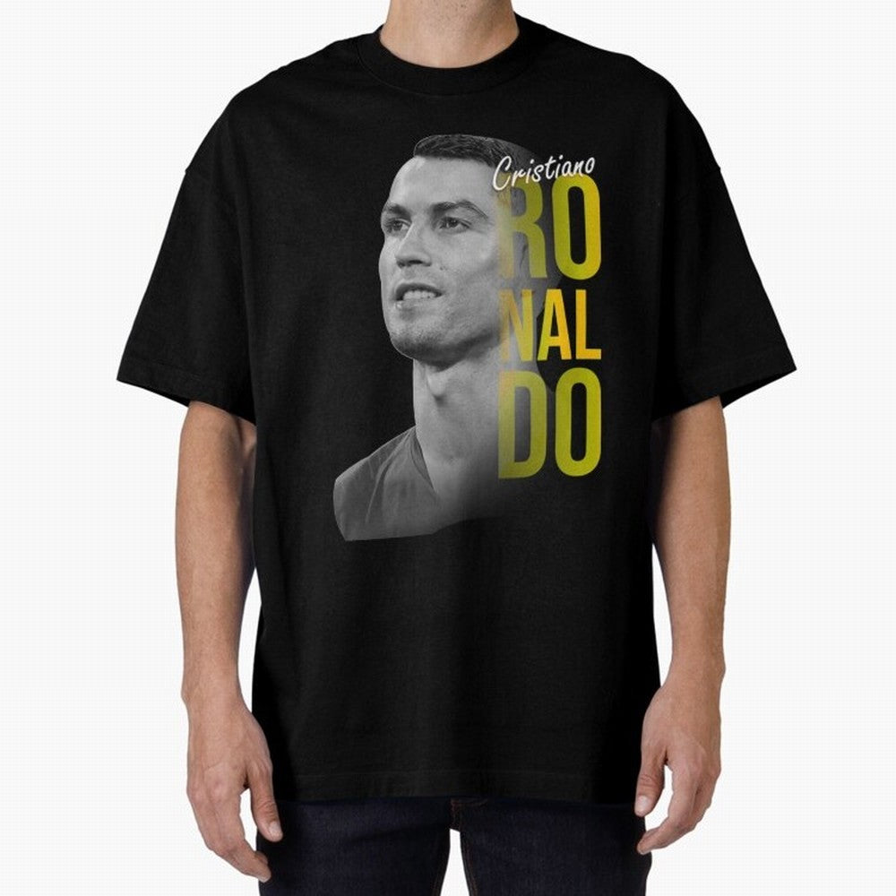 Ronaldo Cr7 Cristiano Ronaldo The Rocket Oversized T-Shirt Bring Champion Energy into Global Football Passion for FIFA World Cup 2026 Group Stage, with Haaland and Mbappe, Portugal, Spain and Germany, Goal Celebration Energy, Supporter Heritage,
