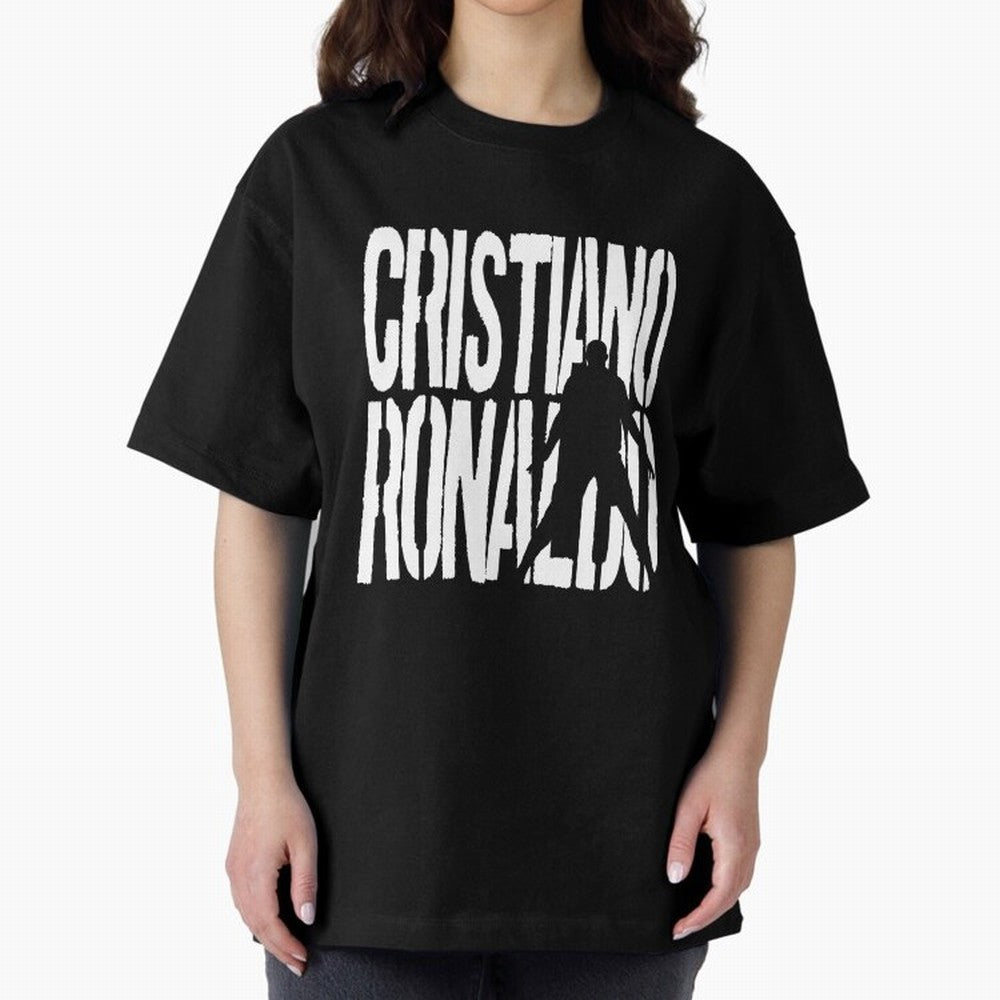 Cristiano Ronaldo Goal Oversized T-Shirt Celebrate FIFA World Cup 2026 USA Canada Mexico for Fans of Mbappe and Neymar and France and Portugal, Bringing Football Passion, Legendary Performances, Festival Vibes and Supporter Community; Built for