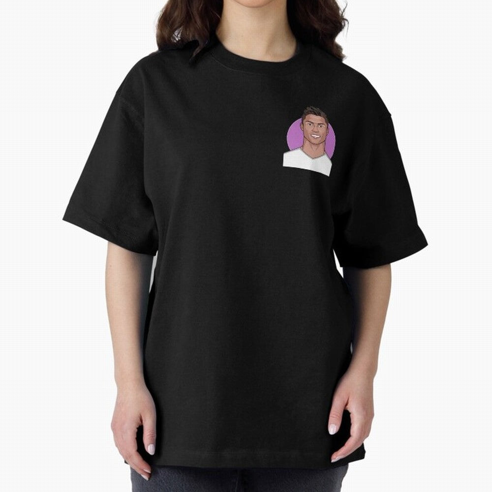 Cristiano 2015/2016 Oversized T-Shirt Cheer for Global Football Passion for FIFA World Cup 2026 USA Canada Mexico, Driven by Cristiano Ronaldo, Spain, Retro Football Energy, Iconic Rivalries, Trophy Chase Drama and Stadium Atmosphere; Created for