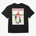 Cristiano Ronaldo designs Oversized T-Shirt Turn Up for Global Football Passion for FIFA World Cup 2026 USA Canada Mexico, Featuring Messi, Neymar and Mbappe, Spain and Netherlands, Goal Celebration Energy, Supporter Heritage, Football Icons and