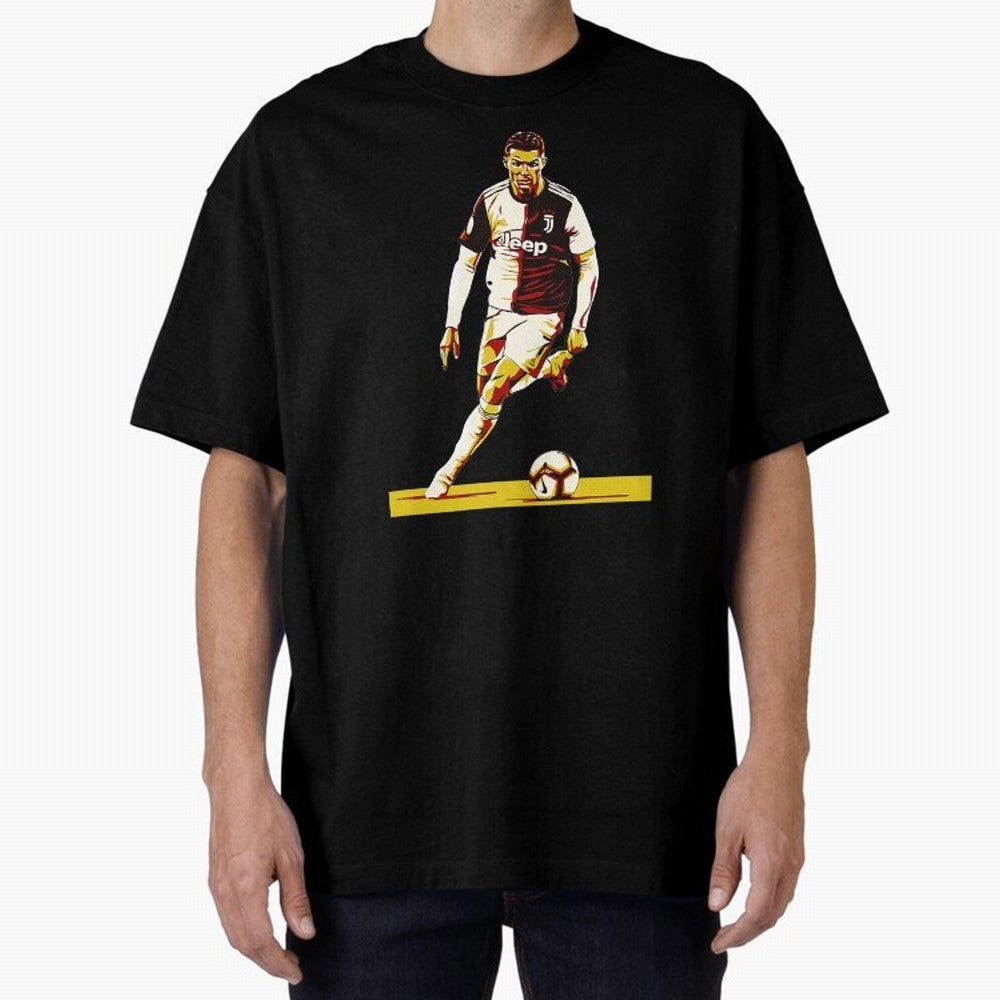 Cristiano Ronaldo Oversized T-Shirt Join Supporters Worldwide for FIFA World Cup 2026 USA Canada Mexico Spirit, with Spain, Neymar, Football History, Final Match Energy, Crowd Noise and Once in a Lifetime Moments; Perfect for Supporters Who Want