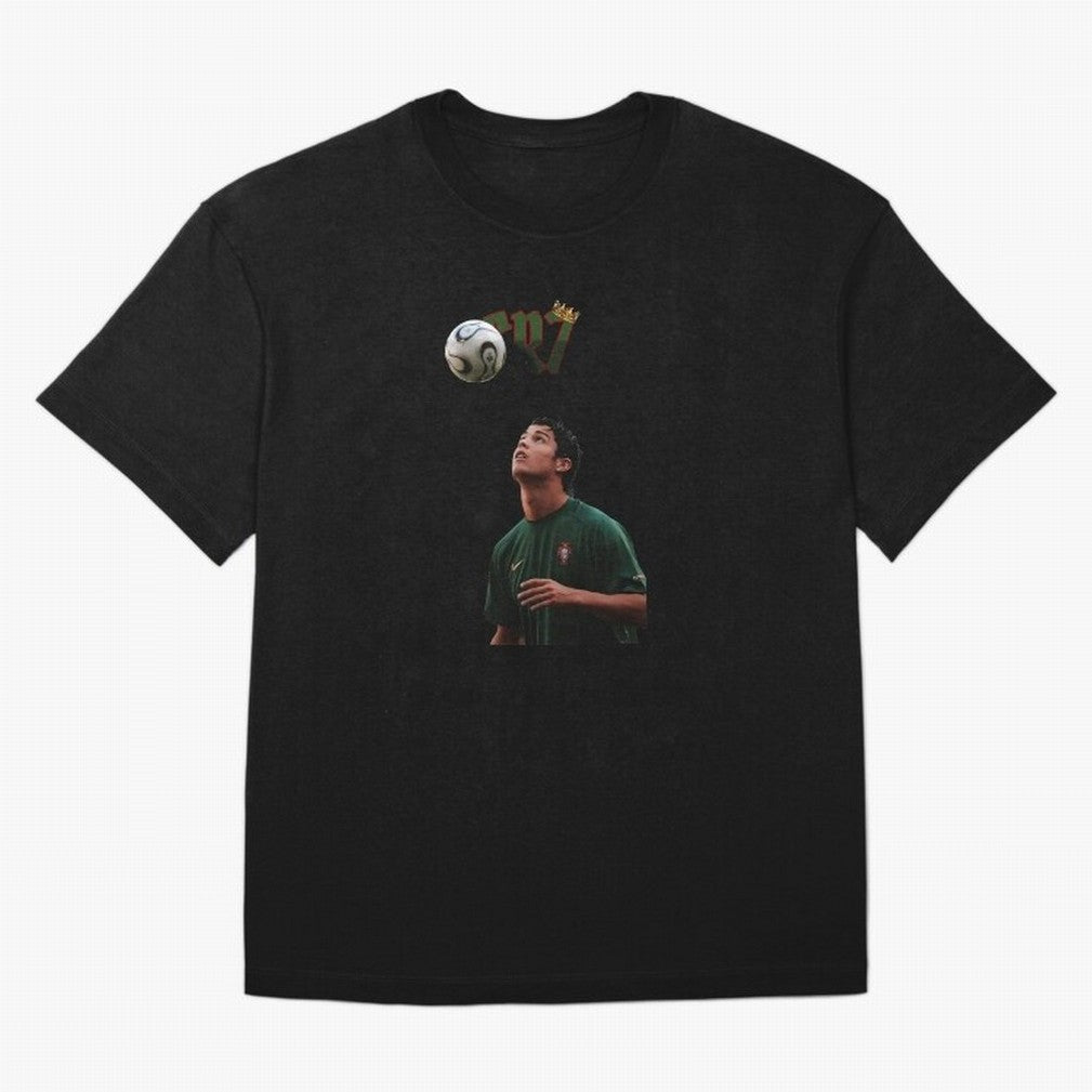 Cristiano Ronaldo Oversized T-Shirt Follow FIFA World Cup 2026 Group Stage for Fans of Messi and Spain and Netherlands, Bringing Stadium Memories, Football Loyalty, International Chants and Championship Tradition; Ideal for Passionate Fans Who Love