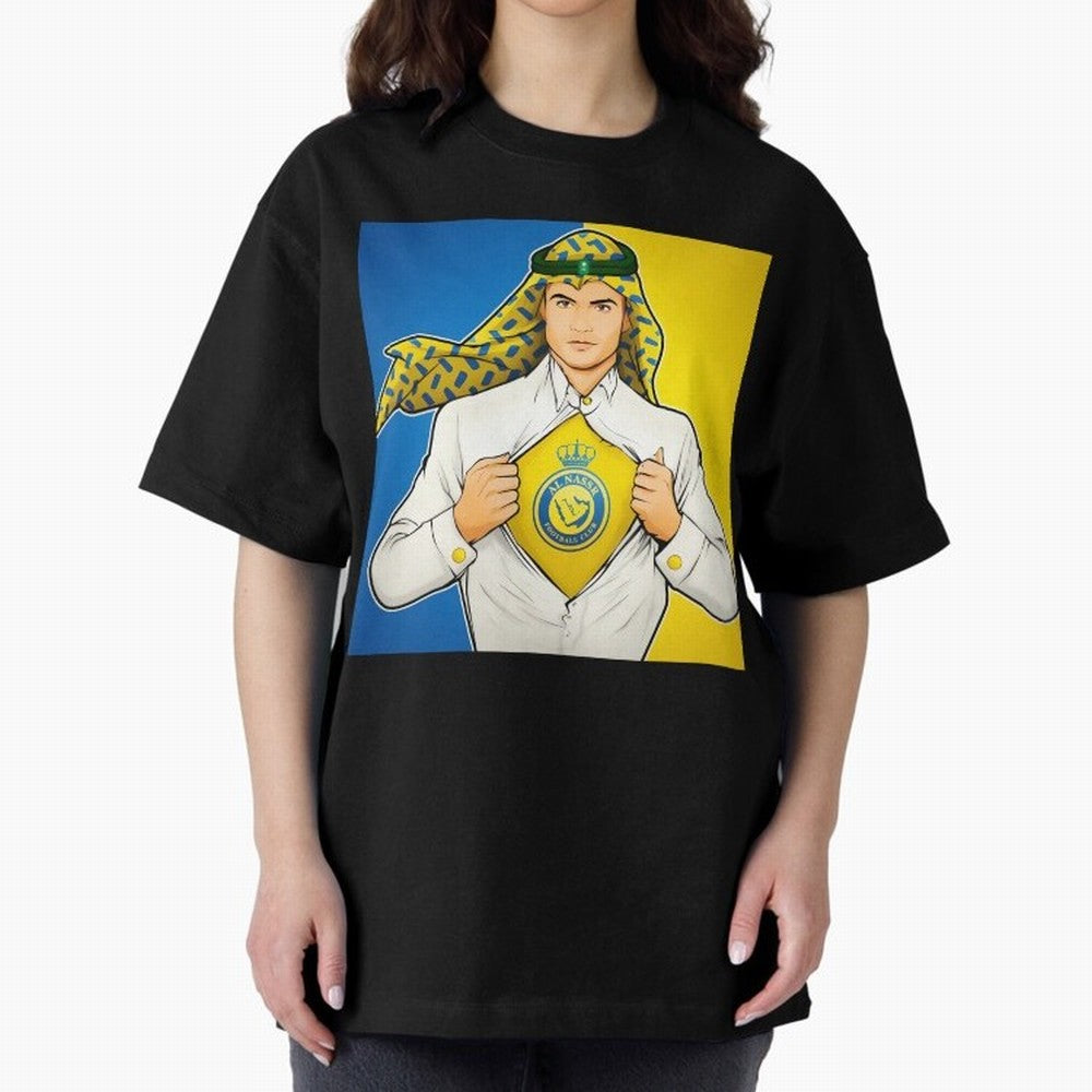 Al Nassr Cr7 Oversized T-Shirt Bring Global Tournament Vibes to FIFA World Cup 2026 Featuring Cristiano Ronaldo, Argentina, France and Brazil Energy, Worldwide Fan Energy, Dramatic Goals, Stadium Lights and Championship Celebrations; Created for