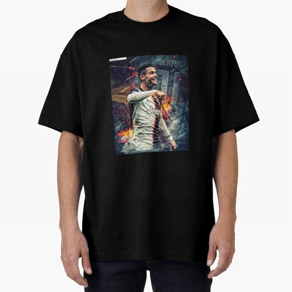 Wallpaper Cristiano Ronaldo Oversized T-Shirt Create FIFA World Cup 2026 Spirit, Connected to England, Neymar, Haaland and Cristiano Ronaldo, Classic Soccer Heritage, Championship Pressure, Fan Loyalty and International Pride; Great for Supporters