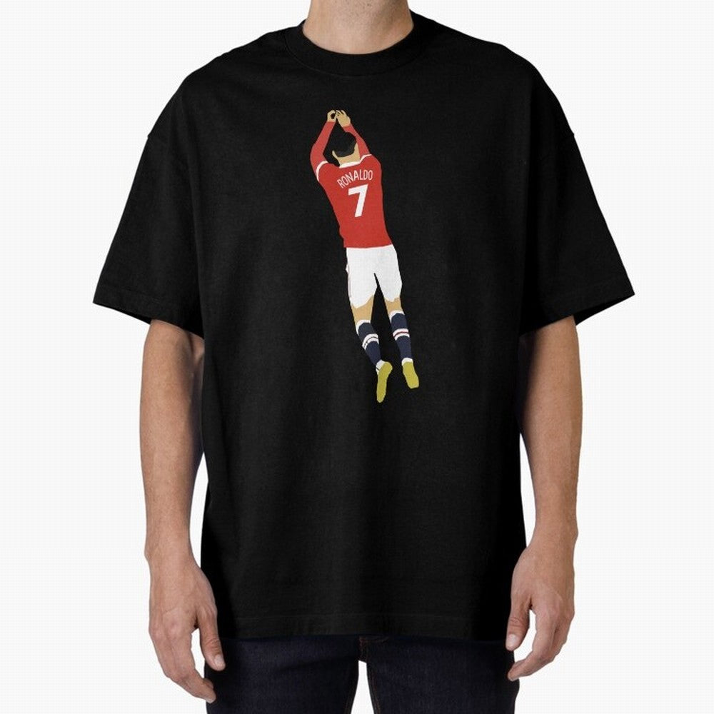 Cristiano Ronaldo Oversized T-Shirt Bring a Champion Mindset to FIFA World Cup 2026 for Fans of Messi, CR7 and Mbappe and Netherlands, Bringing Stadium Chants, National Pride, Trophy Dreams and Unforgettable Football Memories; Made for Collectors