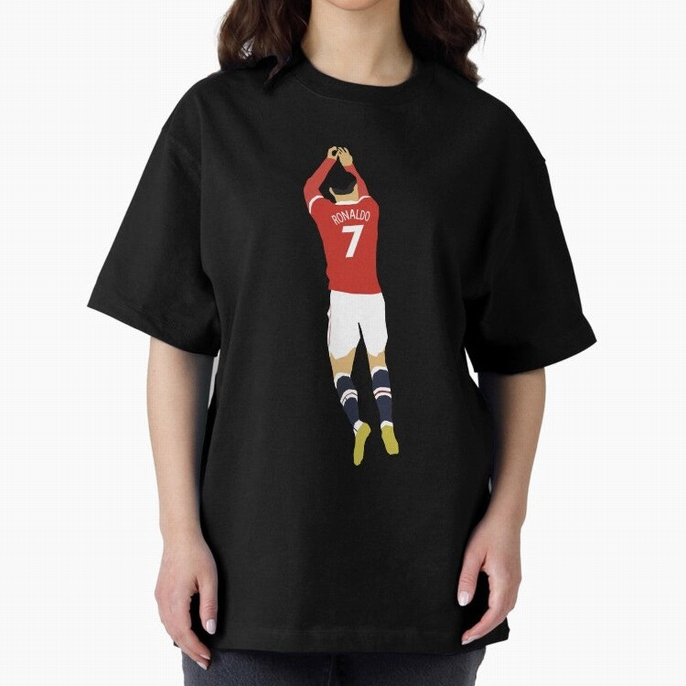 Cristiano Ronaldo Oversized T-Shirt Bring a Champion Mindset to FIFA World Cup 2026 for Fans of Messi, CR7 and Mbappe and Netherlands, Bringing Stadium Chants, National Pride, Trophy Dreams and Unforgettable Football Memories; Made for Collectors