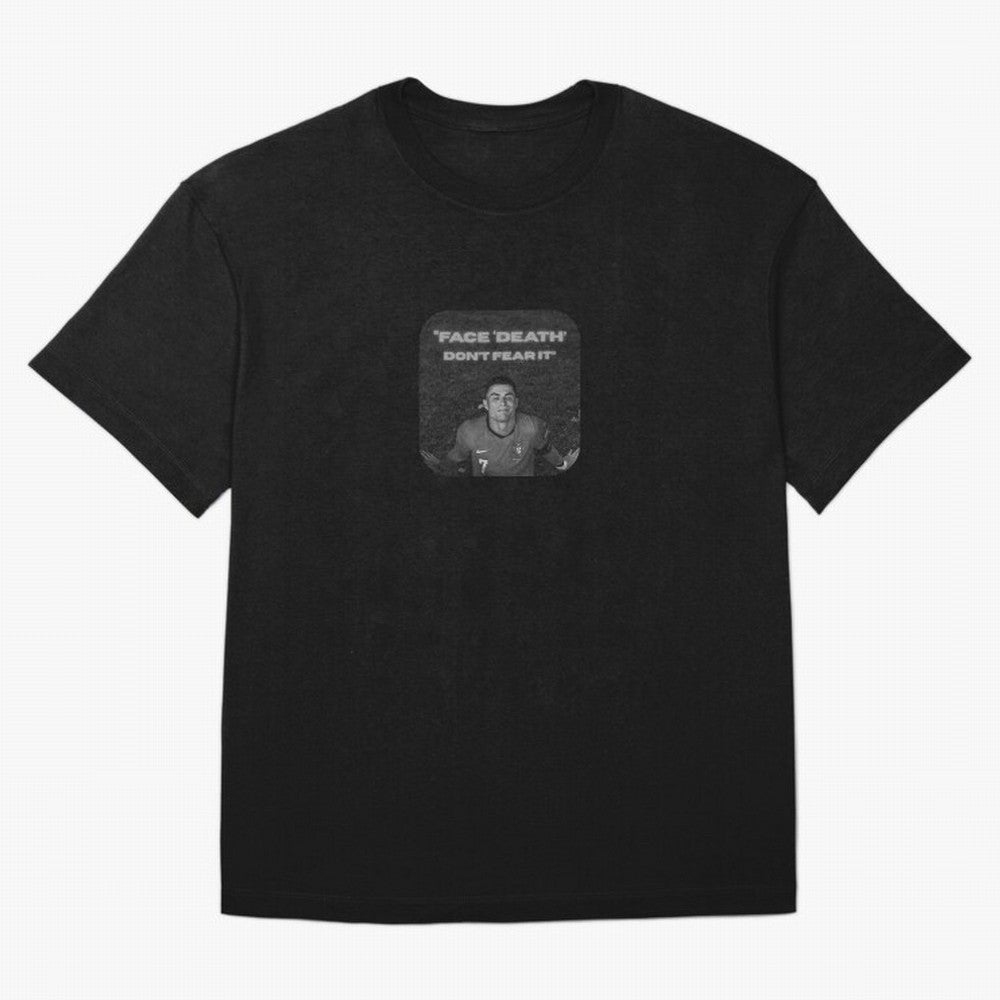 CR7 Fearless Icon Oversized T-Shirt Treasure FIFA World Cup 2026 Group Stage Featuring Messi, Neymar and Mbappe, Germany Energy, Match Day Excitement, Supporter Culture, Golden Goals and Global Football Passion; Ideal for Passionate Fans Who Love