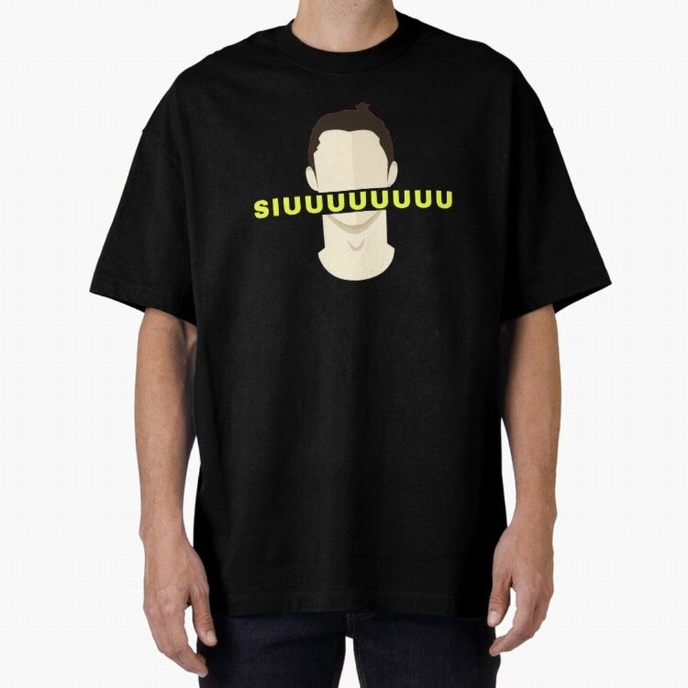 CR7 siuuu funny Oversized T-Shirt Honor the Football Icons of FIFA World Cup 2026 Group Stage Spirit, with Portugal, Messi, Championship Spirit, Famous Goals, Roaring Crowds and International Football Unity; Ideal for Fans Who Follow Messi,