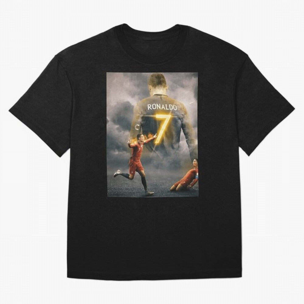 Aesthetic Ronaldo Poster Oversized T-Shirt Bring World Football Passion into the FIFA World Cup 2026 Journey through Neymar, Haaland and Cristiano Ronaldo Highlights, Germany Pride, Fan Favorite Moments, National Team Passion, Big Match Drama and