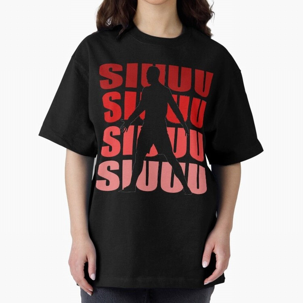 cristiano ronaldo siuuu Oversized T-Shirt Feel the Roar of FIFA World Cup 2026 Built around Neymar, Haaland and Cristiano Ronaldo, Spain and Netherlands Energy, Match Day Excitement, Supporter Culture, Golden Goals and Global Football Passion;
