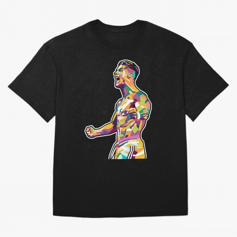 Cr7 Pop Art Oversized T-Shirt Bring Trophy Dreams to FIFA World Cup 2026 USA Canada Mexico Featuring Messi and Cristiano Ronaldo, Netherlands Energy, Soccer Culture, Superstar Moments, National Team Dreams and Competitive Fire; Made for Die Hard