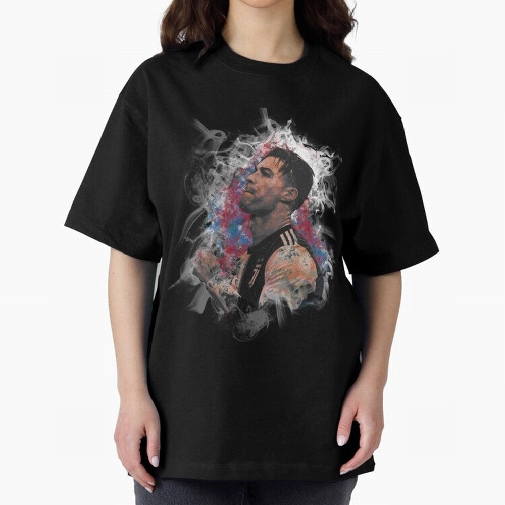 Cristiano Ronaldo pop art painting of ronaldo Oversized T-Shirt Embrace FIFA World Cup 2026 Spirit, Built around France, Messi, Vintage Soccer Flavor, Modern Football Stars, National Flags and Final Night Emotion; Perfect for Supporters Who Want