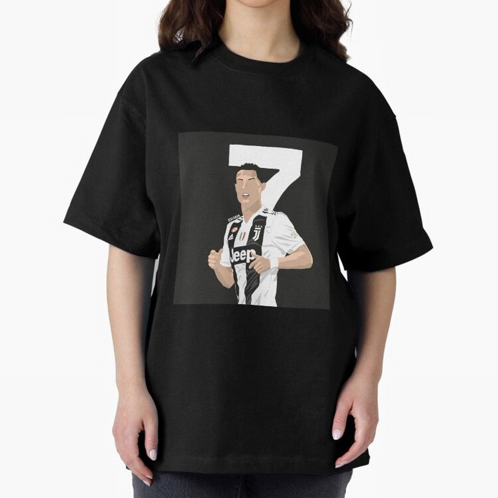 Cristiano Ronaldo Oversized T-Shirt Enjoy FIFA World Cup 2026 Spirit, with Argentina, Cristiano Ronaldo, Stadium Memories, Football Loyalty, International Chants and Championship Tradition; Perfect for Supporters Who Want Bold Football Energy,