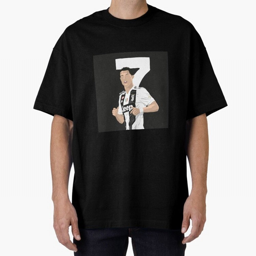 Cristiano Ronaldo Oversized T-Shirt Enjoy FIFA World Cup 2026 Spirit, with Argentina, Cristiano Ronaldo, Stadium Memories, Football Loyalty, International Chants and Championship Tradition; Perfect for Supporters Who Want Bold Football Energy,