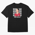 Ronaldo The Goat Oversized T-Shirt Show Support during Global Football Passion for FIFA World Cup 2026, Built around Mbappe, Argentina, France and Brazil, Supporter Pride, Iconic Celebrations, Legendary Names and Global Match Day Energy; Built for