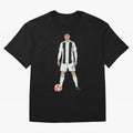 Ronaldo Stance Oversized T-Shirt Join Supporters Worldwide for FIFA World Cup 2026 Group Stage for Fans of CR7 and Messi and Netherlands, Bringing Football History, Final Match Energy, Crowd Noise and Once in a Lifetime Moments; Perfect for People