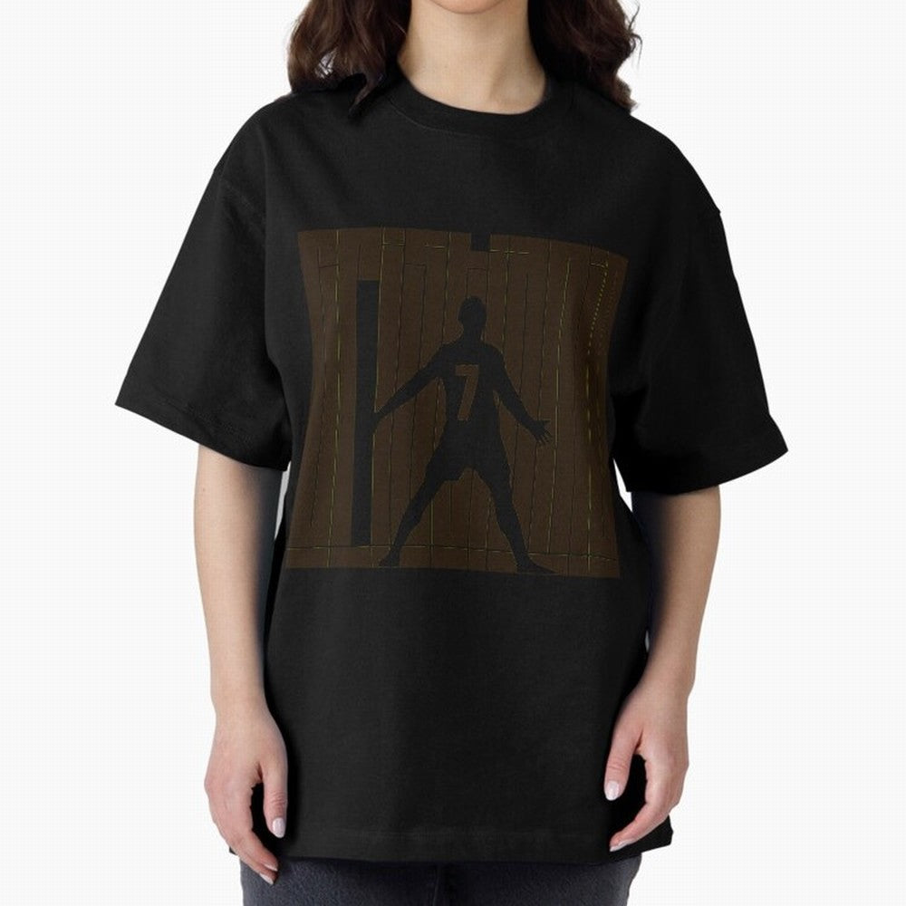 CR7 Ronaldo Oversized T-Shirt Show Your Tournament Heart for FIFA World Cup 2026 USA Canada Mexico Spirit, Highlighting Argentina and Brazil, Neymar, Goal Celebration Energy, Supporter Heritage, Football Icons and Worldwide Tournament Joy; Great