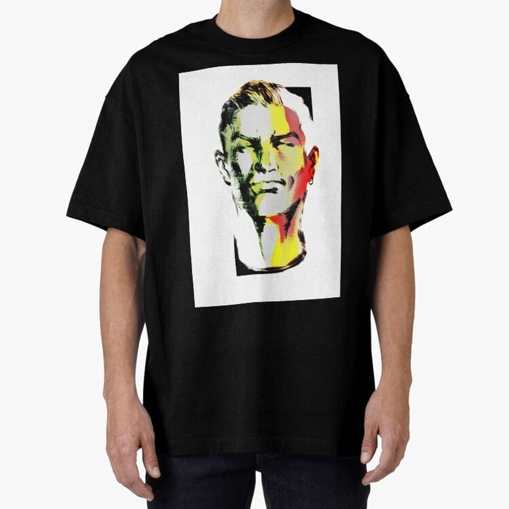 Cristiano Oversized T-Shirt Celebrate Fan Culture around Match Day Hype around FIFA World Cup 2026 USA Canada Mexico, Haaland and Mbappe, England, Game Day Rituals, Football Legends, Country Pride and the Road to the Final; Made for Die Hard