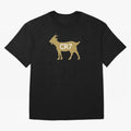 CR7 GOAT Gold B Oversized T-Shirt Bring Trophy Dreams to FIFA World Cup 2026 Filled with Neymar, Haaland and Cristiano Ronaldo, Spain Energy, Tournament Hype, Historic Matchups, Family Viewing Parties and Global Sports Pride; Built for Supporters
