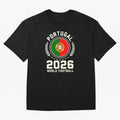 Portugal 2026 World Football Oversized T-Shirt Support Your Favorite Stars during Match Day Hype around FIFA World Cup 2026, Mbappe and Neymar, Argentina, France and Brazil, Goal Celebration Energy, Supporter Heritage, Football Icons and Worldwide