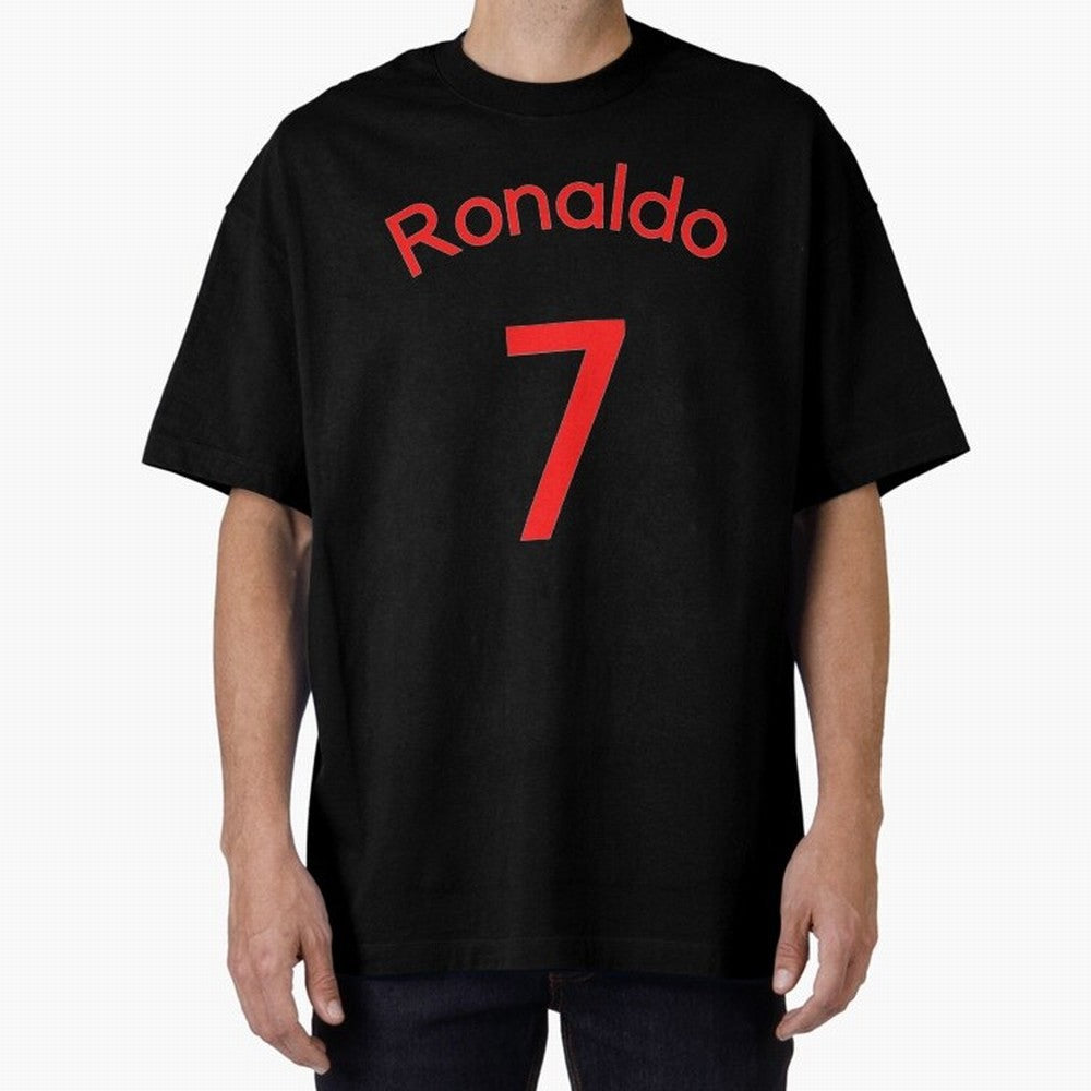 Copy of Ronaldo Manchester United Oversized T-Shirt Celebrate the Magic of FIFA World Cup 2026 Driven by CR7 and Messi, Portugal, Spain and Germany Energy, Soccer Culture, Superstar Moments, National Team Dreams and Competitive Fire; Created for