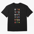 Badly Drawn Footballers Oversized T-Shirt Bring Trophy Dreams to Match Day Hype around FIFA World Cup 2026, Haaland, Argentina, Supporter Pride, Iconic Celebrations, Legendary Names and Global Match Day Energy; Great for Supporters Who Love