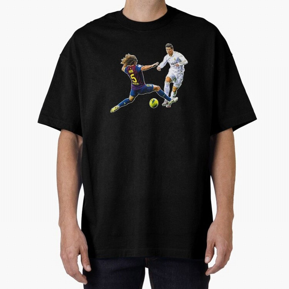 Ronaldo Oversized T-Shirt Celebrate Match Day Hype around FIFA World Cup 2026, Messi and Cristiano Ronaldo, England, France and Netherlands, Vintage Soccer Flavor, Modern Football Stars, National Flags and Final Night Emotion; Ideal for Passionate