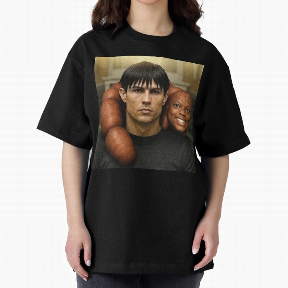 Ronaldo and Speed Oversized T-Shirt Create FIFA World Cup 2026 USA Canada Mexico Spirit, Connected to Argentina and Brazil, Cristiano Ronaldo, Haaland and CR7, Vintage Soccer Flavor, Modern Football Stars, National Flags and Final Night Emotion;