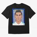 Cristiano Ronaldo (RM) | The Commander Oversized T-Shirt Celebrate Global Passion for FIFA World Cup 2026 Group Stage for Fans of Neymar, Haaland and Cristiano Ronaldo and Portugal, Spain and Germany, Bringing Football Festival Excitement, Trophy