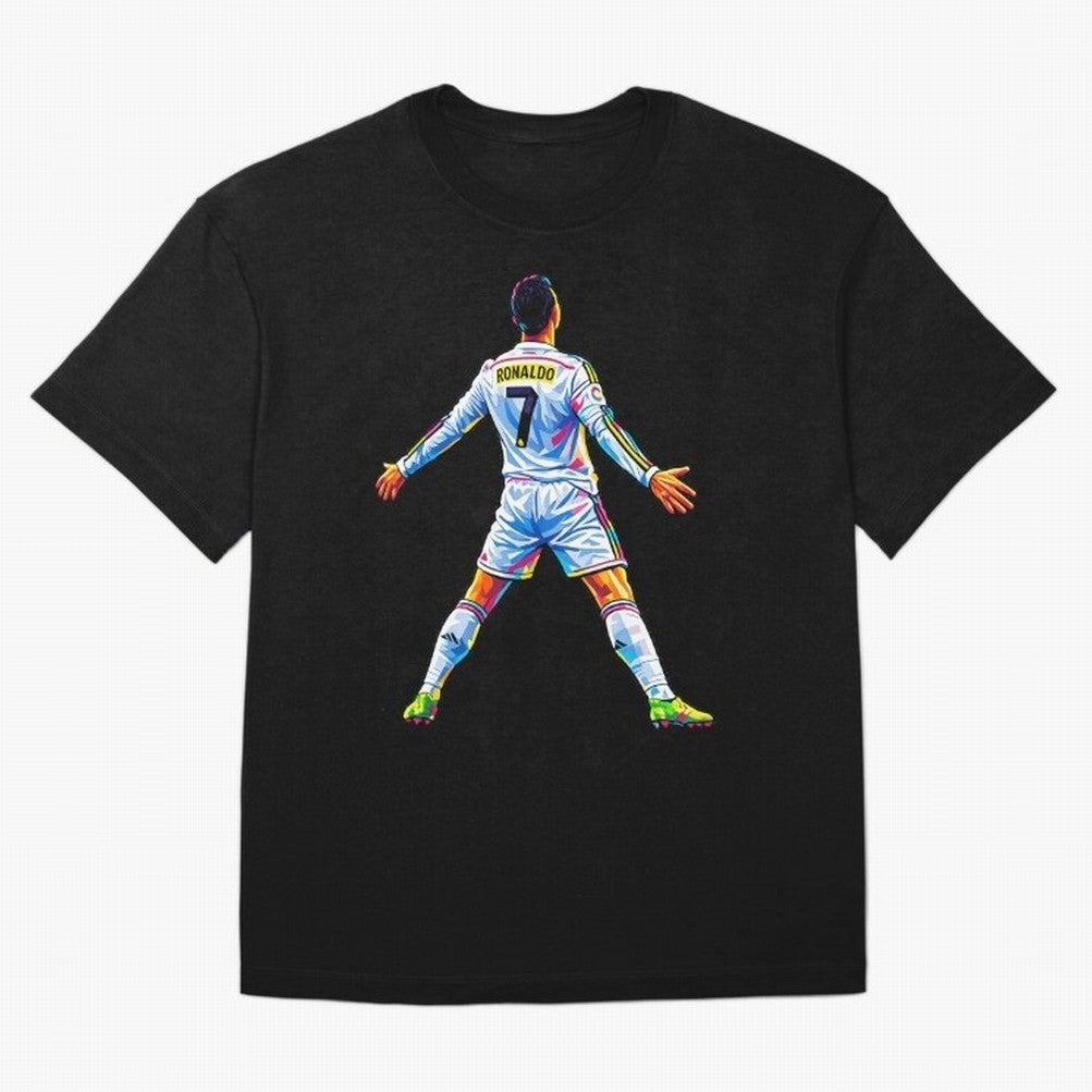 The GOAT Ronaldo Oversized T-Shirt Follow Every Goal of FIFA World Cup 2026 Group Stage Spirit, Featuring Germany, CR7, Classic Soccer Heritage, Championship Pressure, Fan Loyalty and International Pride; Ideal for Fans Who Follow Messi, Cristiano