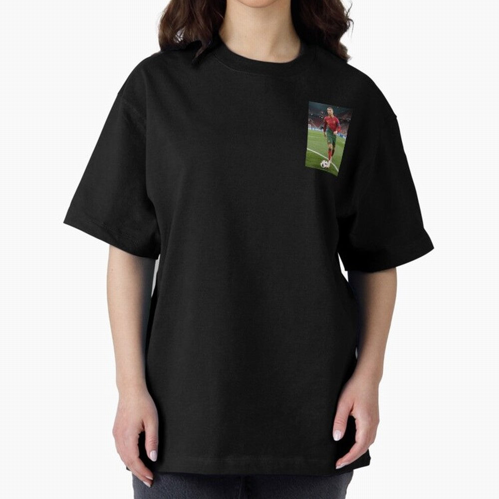 CR7 Oversized T-Shirt Celebrate Classic Football Spirit in FIFA World Cup 2026 for Fans of Messi, Neymar and Mbappe and Netherlands, Bringing Match Day Excitement, Supporter Culture, Golden Goals and Global Football Passion; Made for Die Hard