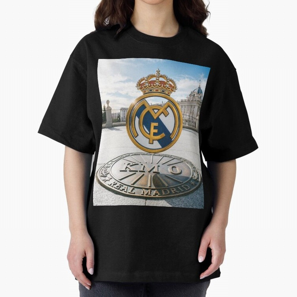 Madrid Futbol km0 Oversized T-Shirt Wear the Spirit of FIFA World Cup 2026 USA Canada Mexico Spirit, Driven by Netherlands, Cristiano Ronaldo, Haaland and CR7, Classic Soccer Heritage, Championship Pressure, Fan Loyalty and International Pride;