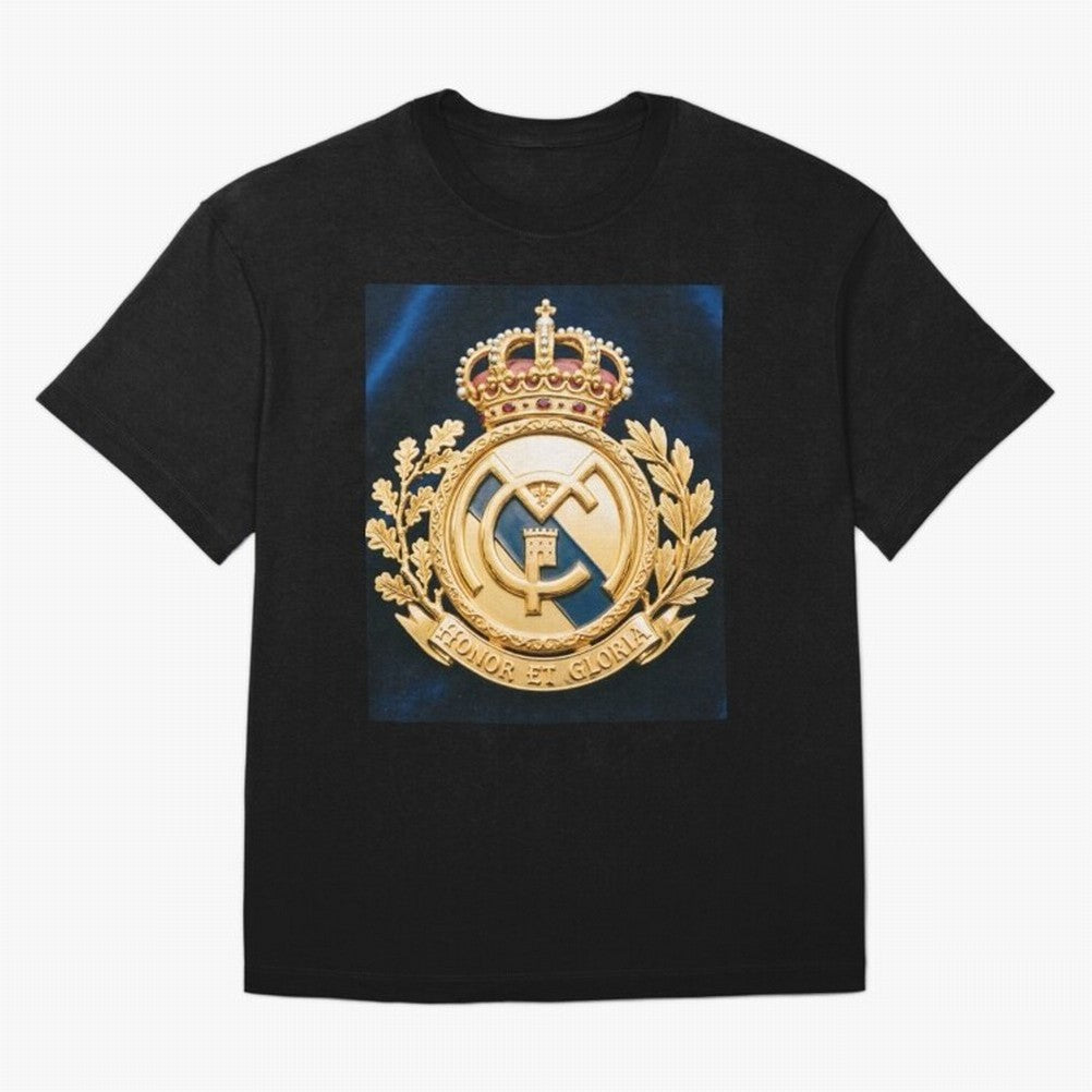 Madrid Honor y Gloria Oversized T-Shirt Show Support during FIFA World Cup 2026 Driven by Mbappe, England and Germany Energy, Game Day Rituals, Football Legends, Country Pride and the Road to the Final; Made for Die Hard Supporters, Soccer Lovers,