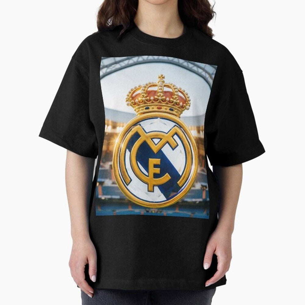 Realeza Madridista Oversized T-Shirt Feel the Heartbeat of FIFA World Cup 2026 Featuring Neymar, England Energy, Football History, Final Match Energy, Crowd Noise and Once in a Lifetime Moments; Perfect for Supporters Who Want Bold Football Energy,