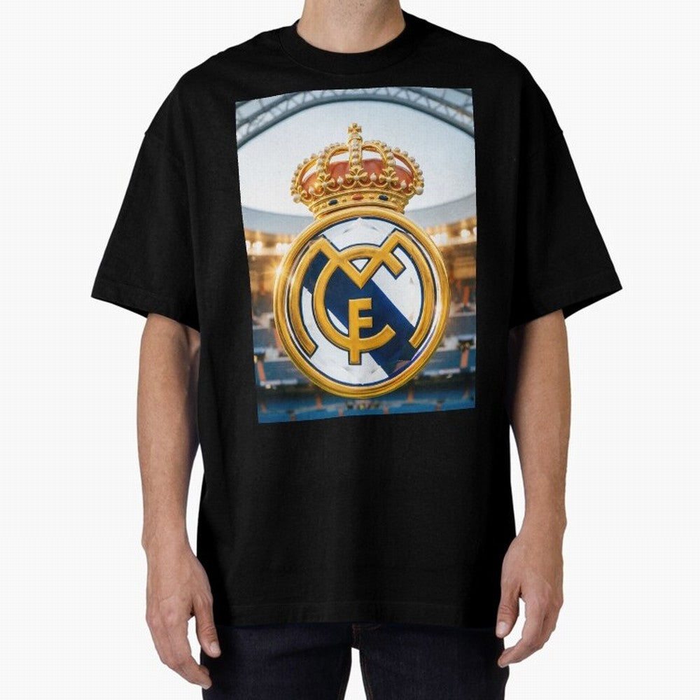 Realeza Madridista Oversized T-Shirt Feel the Heartbeat of FIFA World Cup 2026 Featuring Neymar, England Energy, Football History, Final Match Energy, Crowd Noise and Once in a Lifetime Moments; Perfect for Supporters Who Want Bold Football Energy,