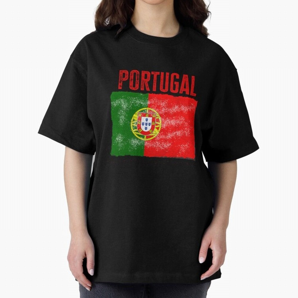 Portugal Oversized T-Shirt Make Game Day About Match Day Hype around FIFA World Cup 2026, Mbappe and Neymar, France, Football Passion, Legendary Performances, Festival Vibes and Supporter Community; Created for Match Day Parties, Soccer Gifts, Fan