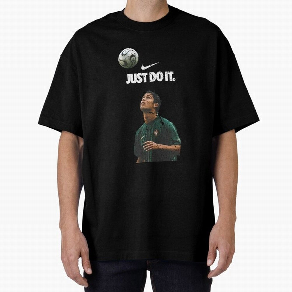 Cristiano Ronaldo Just Do It Oversized T-Shirt Show Match Day Excitement for the FIFA World Cup 2026 Group Stage Journey through Messi, Neymar and Mbappe Highlights, Spain and Netherlands Pride, Fan Favorite Moments, National Team Passion, Big