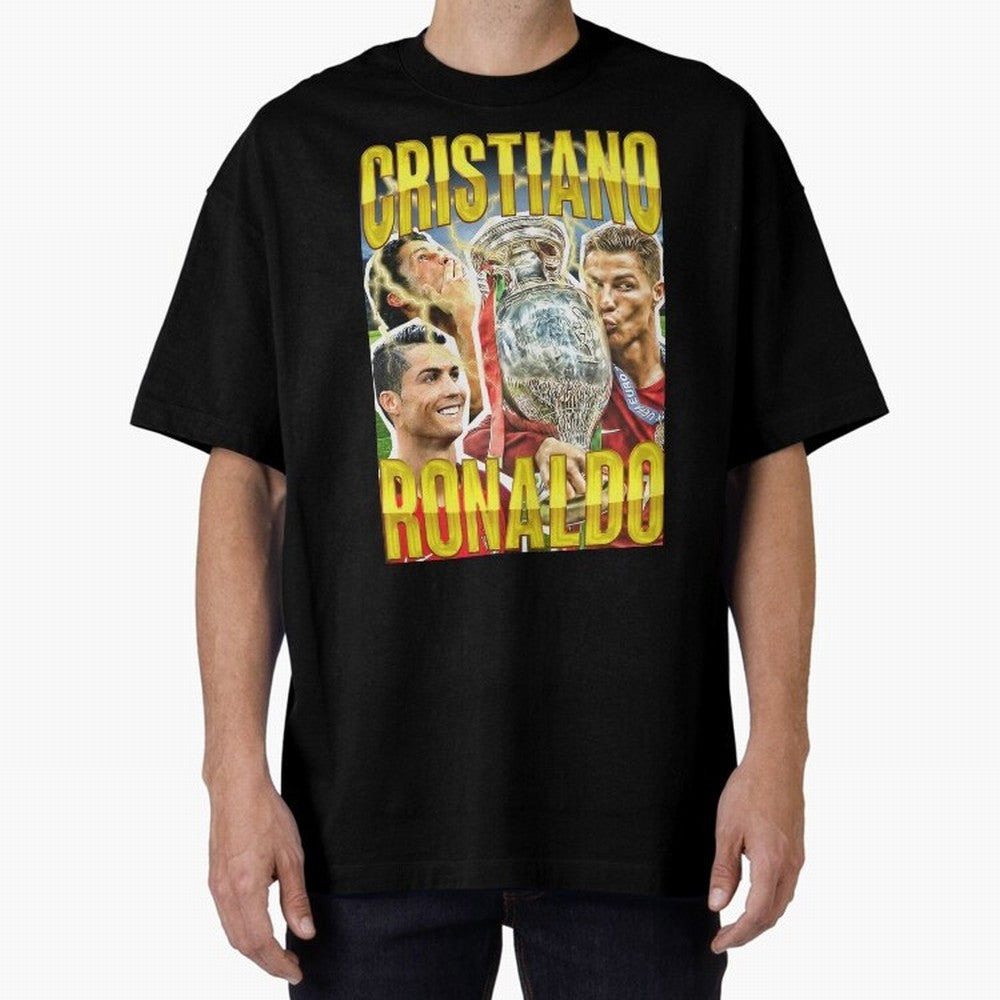 Cristiano Ronaldo Cr7 Siuuu El Bicho Oversized T-Shirt Feel the Roar of the FIFA World Cup 2026 Journey through Neymar, Haaland and Cristiano Ronaldo Highlights, Argentina and Brazil Pride, Fan Favorite Moments, National Team Passion, Big Match