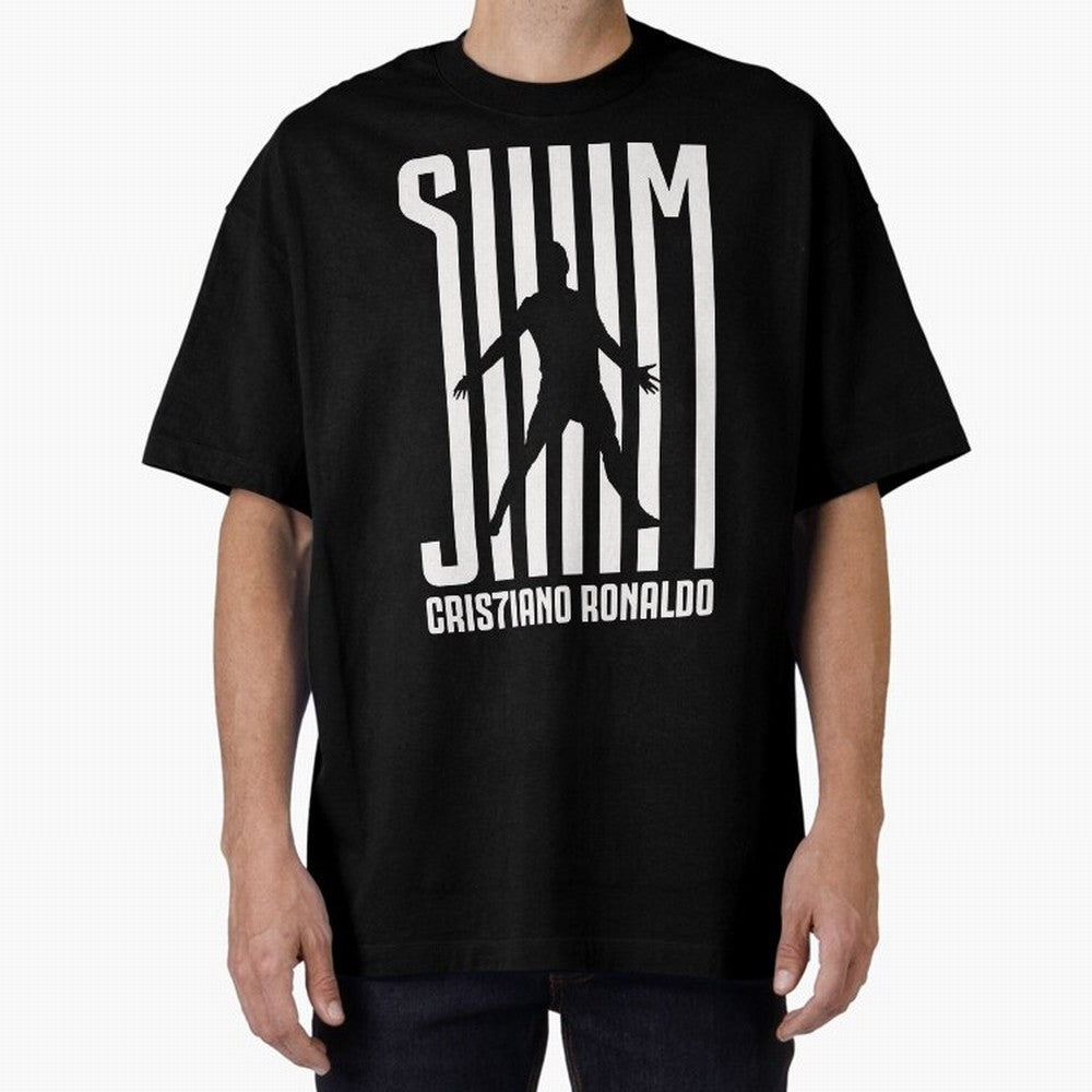 Cristiano Ronaldo - SIM Oversized T-Shirt Feel International Energy from the FIFA World Cup 2026 USA Canada Mexico Journey through CR7 Highlights, England, France and Netherlands Pride, Sports Nostalgia, International Competition, Famous Players