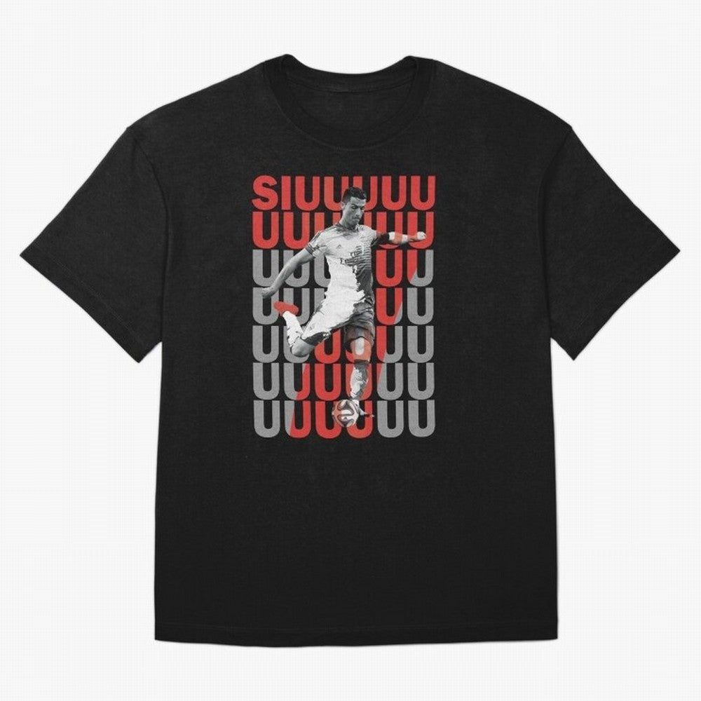Siuuuuuu Cristiano Ronaldo Oversized T-Shirt Feel the Heartbeat of FIFA World Cup 2026 Group Stage Spirit, Driven by Portugal, Neymar, Global Supporter Spirit, Legendary Goals, National Colors and Tournament Celebration; Made for Die Hard