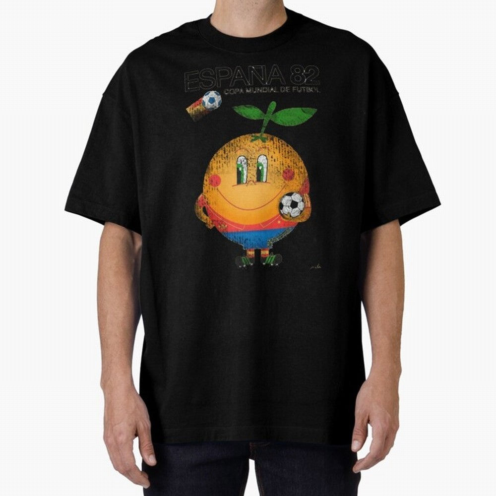 Espana 82 Oversized T-Shirt Honor the FIFA World Cup 2026 USA Canada Mexico Journey through Messi, Neymar and Mbappe Highlights, Argentina and Brazil Pride, Match Day Excitement, Supporter Culture, Golden Goals and Global Football Passion; Ideal