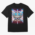 Real Madrid Oversized T-Shirt Show Championship Spirit for FIFA World Cup 2026 Spirit, with Netherlands, Neymar, Football Passion, Legendary Performances, Festival Vibes and Supporter Community; Perfect for Fans, Collectors, Family Gatherings,